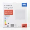 PNI D-Light CL241 24W LED lubinis šviestuvas, kvadratinis, 6500K, 230V maitinimo šaltinis, 2640 lm, baltas