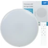 PNI D-Light CL2436D 36W LED lubinis šviestuvas, reguliuojamas, su nuotolinio valdymo pulteliu, apvalus 41 cm, 3000K-6500K, 230V maitinimo šaltinis, 3600 lm, baltas