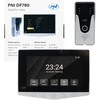 PNI DF780 vaizdo domofonas su 1 monitoriumi, 7 colių 1080p jutikliniu ekranu, kortelės lizdu, IP65, palaiko nuoseklųjį 4 monitorių, 2 išorinių blokų ir 2 vaizdo stebėjimo kamerų prijungimą