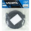 PNI H1500 didelės spartos 1.4V HDMI laidas, kištukinis, Ethernet, paauksuotas, 15m
