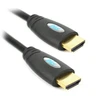 PNI H500 didelės spartos 1.4V HDMI laidas, kištukinis, Ethernet, paauksuotas, 5m