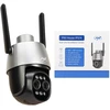 PNI House IP574 vaizdo stebėjimo kamera su „Wi-Fi“, PTZ, dvigubu objektyvu 4MP + 4MP, 10X optiniu priartinimu, IP65