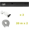 PNI House IP710J POE NVR vaizdo stebėjimo komplektas, 2 PNI IP818J 8MP kameros ir 2 20 metrų UTP CAT6 kabeliai komplekte