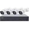 PNI House IPMAX POE 8 vaizdo stebėjimo sistemos komplektas, NVR su 4 kameromis ir PNI SafeHouse 1TB HDD