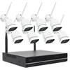 PNI House WiFi660 NVR vaizdo stebėjimo sistemos komplektas, 8 kanalai ir 8 belaidės lauko kameros 3MP, P2P, IP66