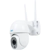 PNI IP440 WiFi, PTZ, 4MP belaidžio vaizdo stebėjimo kameros komplektas ir pridedama PNI 128GB MicroSD atminties kortelė
