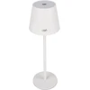 PNI LT04W stalinė lempa su LED 2.5W, baterija 1200 mAh, įkrovimas per USB-C, 150 liumenų, šilta balta šviesa 3000K, spalva balta