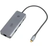 PNI MP15S USB-C į HDMI daugiafunkcis adapteris, 2 x USB 3.0, SD/TF, RJ45, USB-C PD