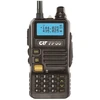 PNI Pakuotė 2bc Nešiojama VHF/UHF radijo stotelė CRT FP00 dviejų dažnių 144-146 ir 430-440 MHz juoda, VOX, 128 kanalai, paieška, programuojama, žibintuvėlis, FM radijas 76-108 MHz, TOT, retransliatorius