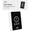 PNI PB104 prieigos jungiklis su lietimui jautriu paviršiumi, paviršinis montavimas, NO/NC/COM, 12V/24V DC, būsenos LED, metalinis, 5 laidai
