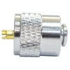 PNI PL259 trumpa jungtis RG58 kabeliui su paauksuotu centriniu kontaktu 6mm GOLD