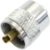 PNI PL259 trumpa jungtis RG58 kabeliui su paauksuotu centriniu kontaktu 6mm GOLD