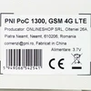 PNI PoC 1300 GSM 4G LTE nešiojama radijo stotelė, Linux OS, 1.77 colio spalvotas ekranas, 4400 mAh Li-Ion baterija
