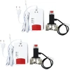 PNI Safe House Dual Gas 250 rinkinys su 2 jutikliais ir 2 solenoidiniais vožtuvais 3/4 colio, 85dB, baltas