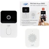 PNI Safe House IDB15 WiFi vaizdo durų skambutis, naktinis matymas, IP54, integruota baterija, valdymas per „Tuya“ programėlę