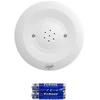 PNI SafeHouse HS527 PRO potvynio jutiklis su „Wi-Fi“, 80 dB garso signalu, integruotu garsiakalbiu, skirtas aptikti užliejimą ir lašėjimą, suderinamas su „Tuya“ programa