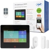 PNI SafeHouse HS670 WiFi GSM 4G belaidė signalizacijos sistema, spalvotas jutiklinis ekranas, 99 belaidės zonos, palaiko 5 telefono numerius, aliarminiai skambučiai ir SMS, suderinama su „Tuya Smart“ programėle.