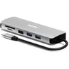 Port Designs PORT CONNECT USB-C 1× 4K Docking Station, 9-in-1, Aliuminio Design, 85W PD, Sidabrinis
