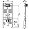 Potinkinis WC rėmas Tece Octa II, 9300502