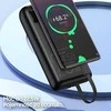AWEI PowerBank P169K 20000mAh 22.5W juodos spalvos display + PD/Lightning cables