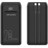 AWEI PowerBank P169K 20000mAh 22.5W juodos spalvos display + PD/Lightning cables
