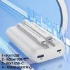 AWEI PowerBank P169K 20000mAh 22.5W juodos spalvos display + PD/Lightning cables