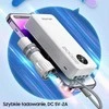 AWEI PowerBank P134K 20000mAh juodos spalvos ekranas + USB/PD/Lightning/MicroUSB laidai