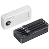 AWEI PowerBank P134K 20000mAh juodos spalvos ekranas + USB/PD/Lightning/MicroUSB laidai