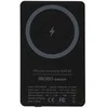 „Audi“ 15 W belaidė išorinė baterija, 5000 mAh, pilka, su dideliu logotipu, „MagSafe“ AU-MWPB5000-GT/D1-GY