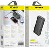 PowerBank AWEI P6K Pro 20000mAh 2xUSB-A/USB-C juodos spalvos