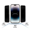 Fusion Accessories Privatumą saugantis grūdintas stiklas (Privacy Glass) iPhone 18 PRO, Juodas