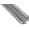 Profilis aliuminis anoduotas LED juostoms kampinis, paviršinis C, 1m LUMINES