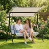 ProGarden Trivietė sodo supynė su stogeliu