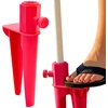 ProGarden Įsmeigiama raudona skėtio bazė 28 cm