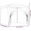 Proginė palapinė su 4 sienomis, mėlyna, 2,5x2,5m, HDPE