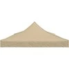 Proginės palapinės stogas, smėlio spalvos, 6x3m, 270 g/m²