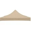 Proginės palapinės stogas, smėlio spalvos, 3x3m, 270 g/m²
