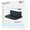 Proove 3-in-1 naktinis prie lovos šviestuvas + Alarm clock Day &amp; Night LED 1200mAh 3W belaidis įkroviklis 15W pilkos spalvos