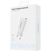 Proove laidinis įkroviklis Rapid 20W baltos spalvos