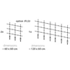 Prosperplast augalų atrama floo supports 60x120 cm