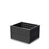 PROSPERPLAST DARŽO DĖŽĖ-SODO RABATKA BASE PLANET 75,6×61,8x46cm ANTRACITO SPALVOS