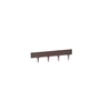 Prosperplast Dekoratyvinė tvorelė L390cm H18.6cm/5vnt. plastikinė/tamsiai ruda