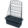 Prosperplast Donica su pergola Bloma antracitas