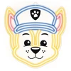 Pakabinamas šviestuvas Plastrol Pakabinamas neoninis LED "Paw Patrol" ant stiklo - Chase OW-130346