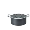 Puodas DOMOLETTI Juodas MODERN, 28 cm, 7 l