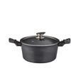 Puodas DOMOLETTI Pilkas METALLIC, 20 cm, 2,5 l