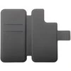 SBS PURO Folio MagSafe dėklas – iPhone 14 Plus / 12 Pro Max dėklas (juodas)