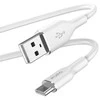 Puro Elektrik Puro Soft USB-A – USB-C laidas 1,5 m – baltas