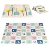 Vaikiškas edukacinis kilimėlis ECOTOYS 200x150 cm, dvipusis, sulankstomas