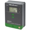 Qoltec 53663 Saulės įkrovimo valdiklis MPPT su temperatūros jutikliu 40A | 12V / 24V | LCD | 2x USB
